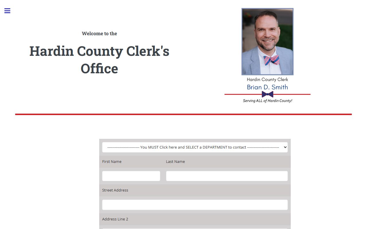 Hardin County County Clerk open records policy