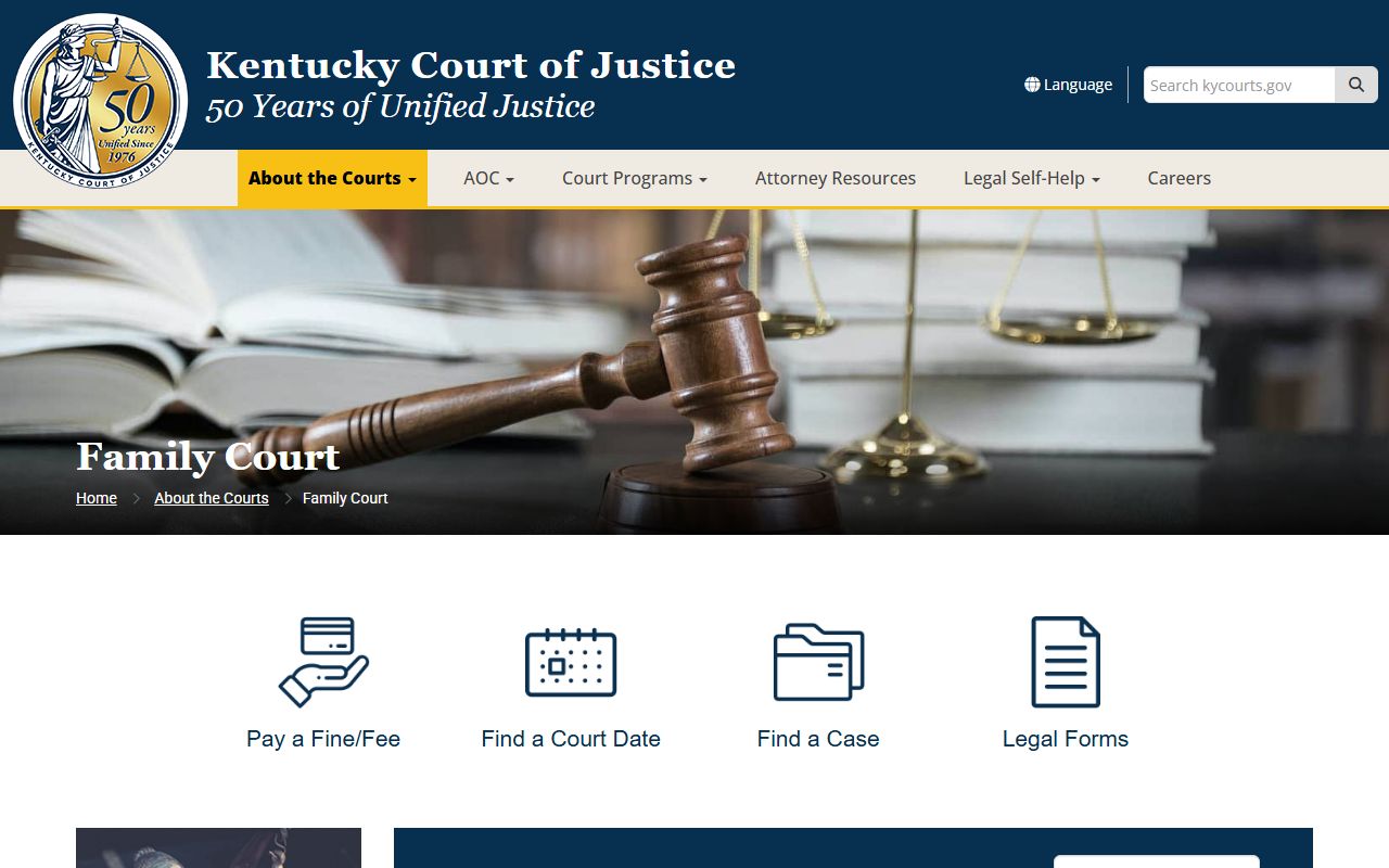 Hardin County court dockets Kentucky Family Court overview