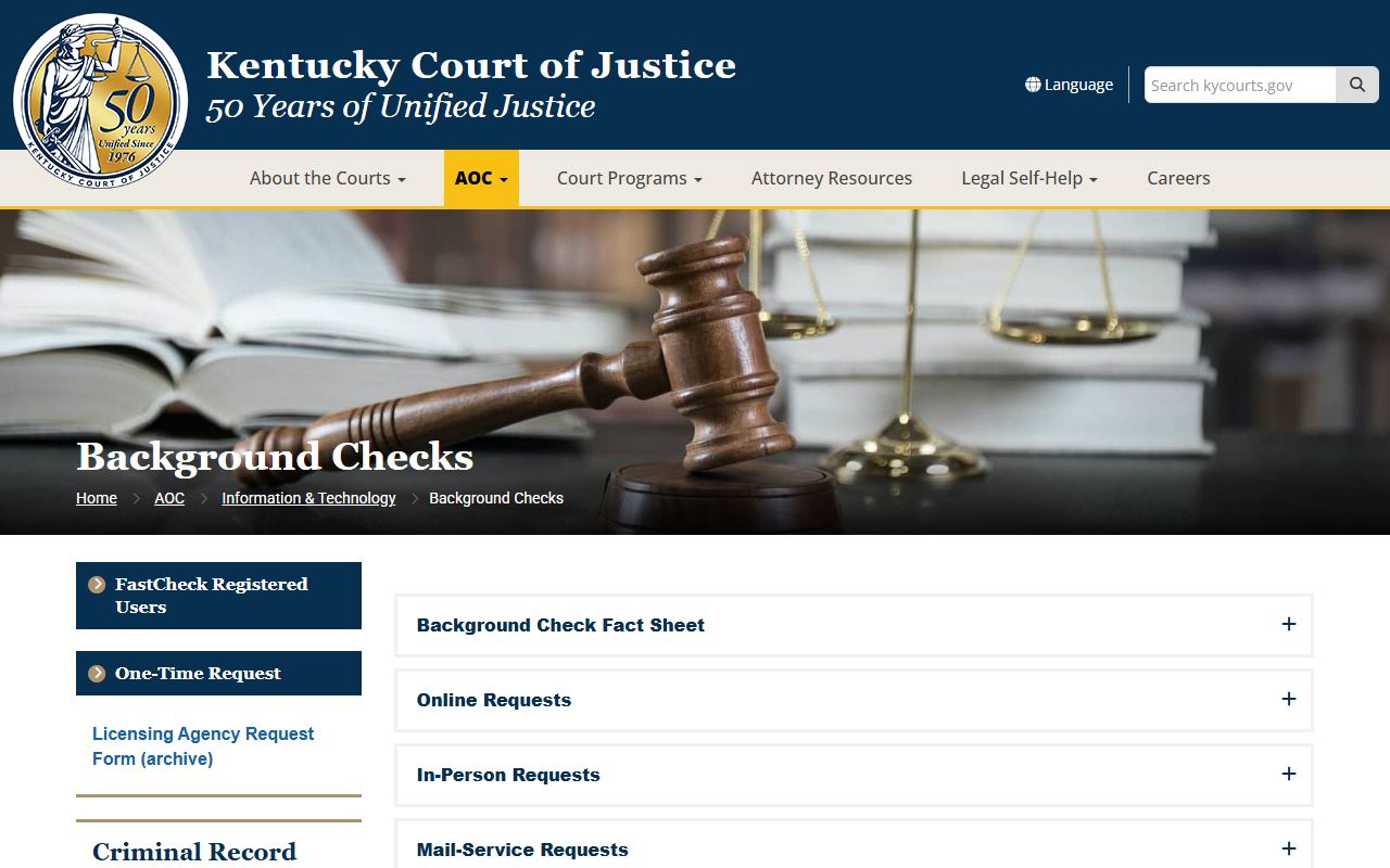 Hardin County court records AOC background check information